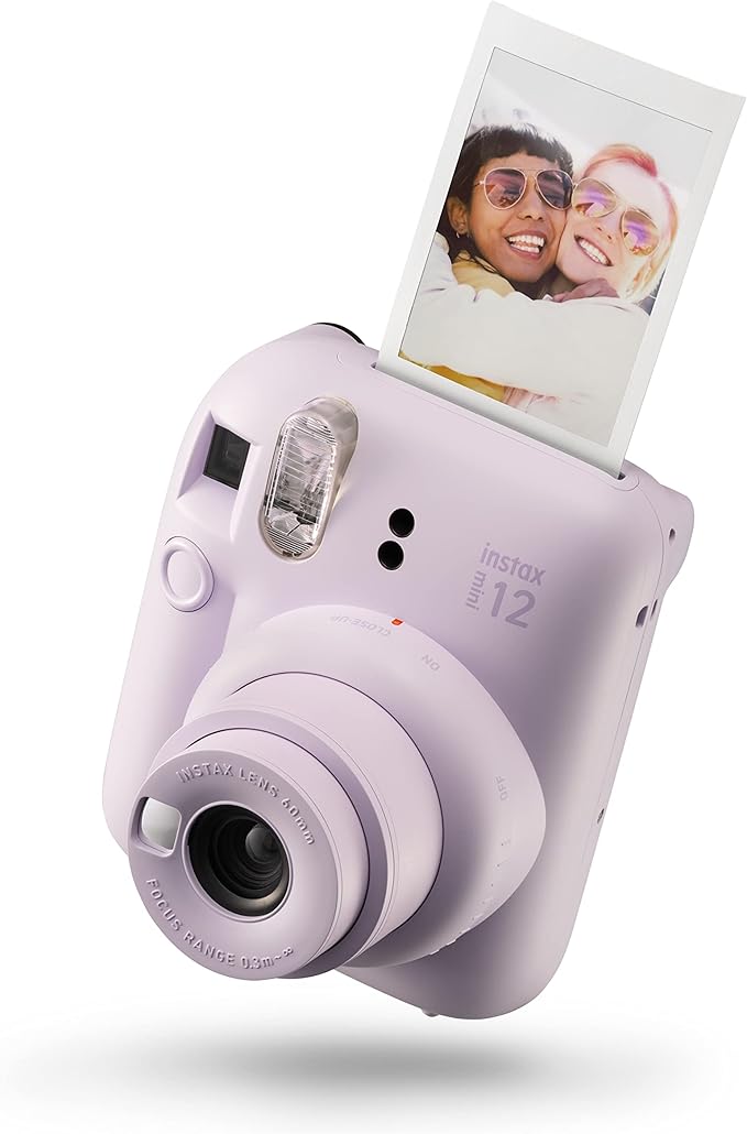 [صورة كاميرا Fujifilm Instax Mini 12 بلون أزرق فاتح]