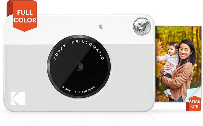 [صورة كاميرا Kodak Printomatic الرقمية الفورية باللون الرمادي]